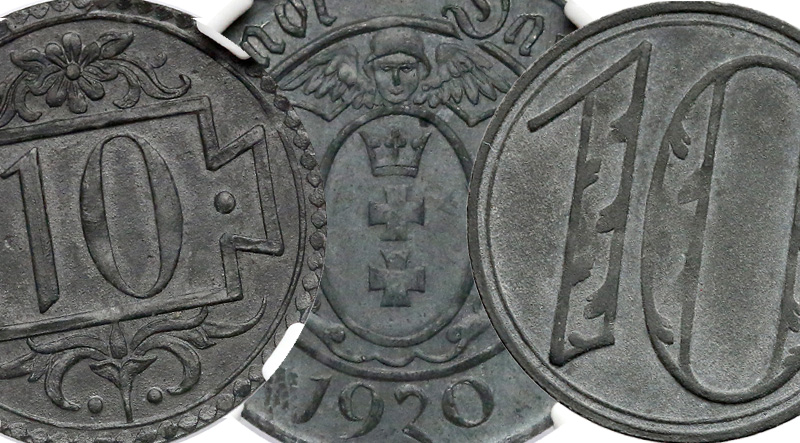 10 fenigów 1920 Gdańsk