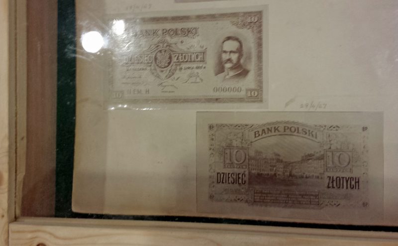 Projekt banknotu 10 złotych 1927 z Józefem Piłsudskim