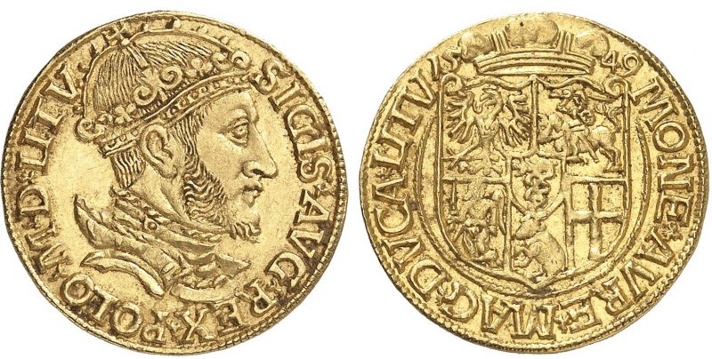 Dukat 1549 Zygmunta II Augusta