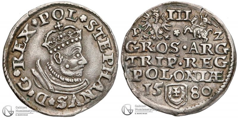 Trojak Olkusz 1580